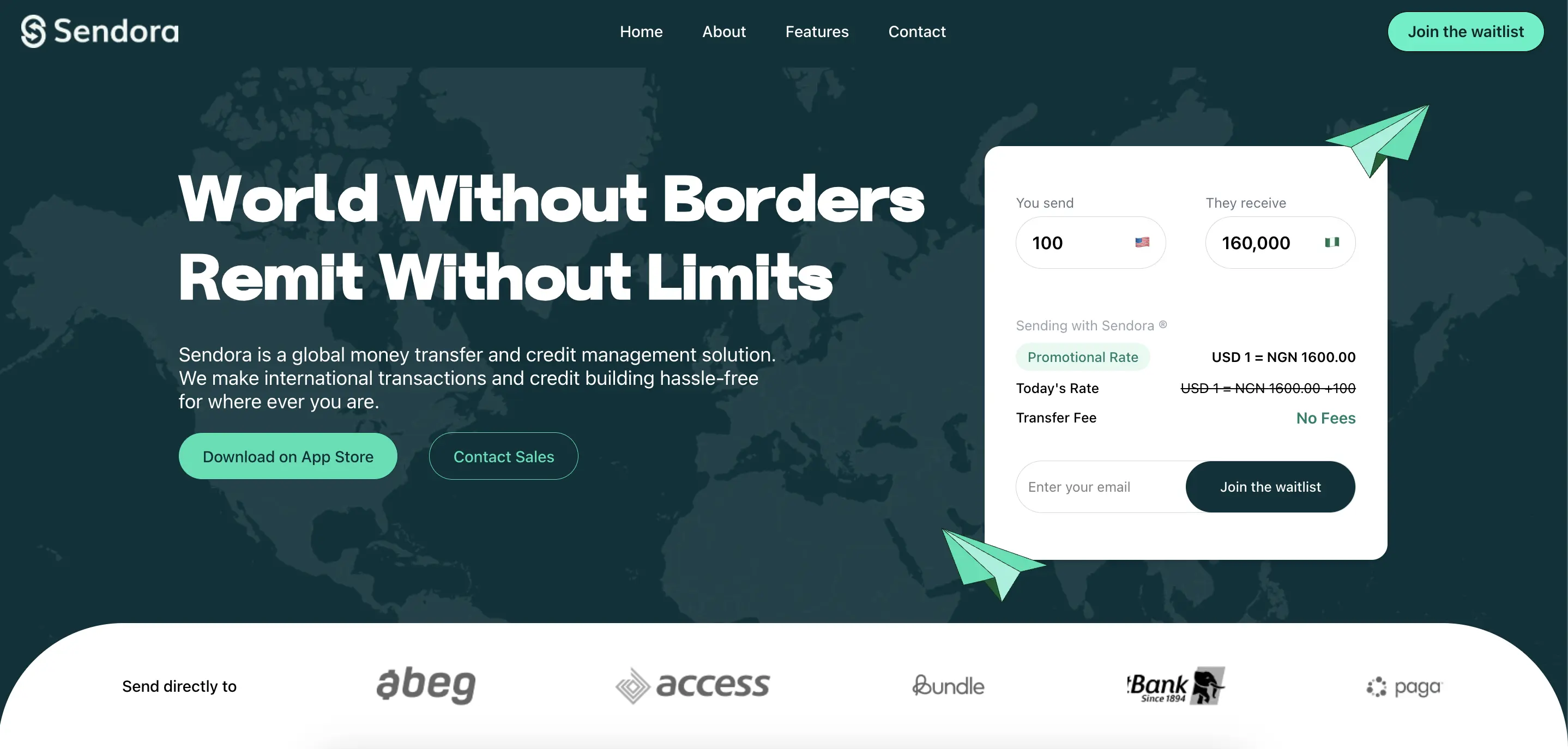 Sendora — FinTech